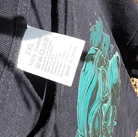 EUC Unisex XXL Black Tshirt - GAS MASK - Picture 4 of 7